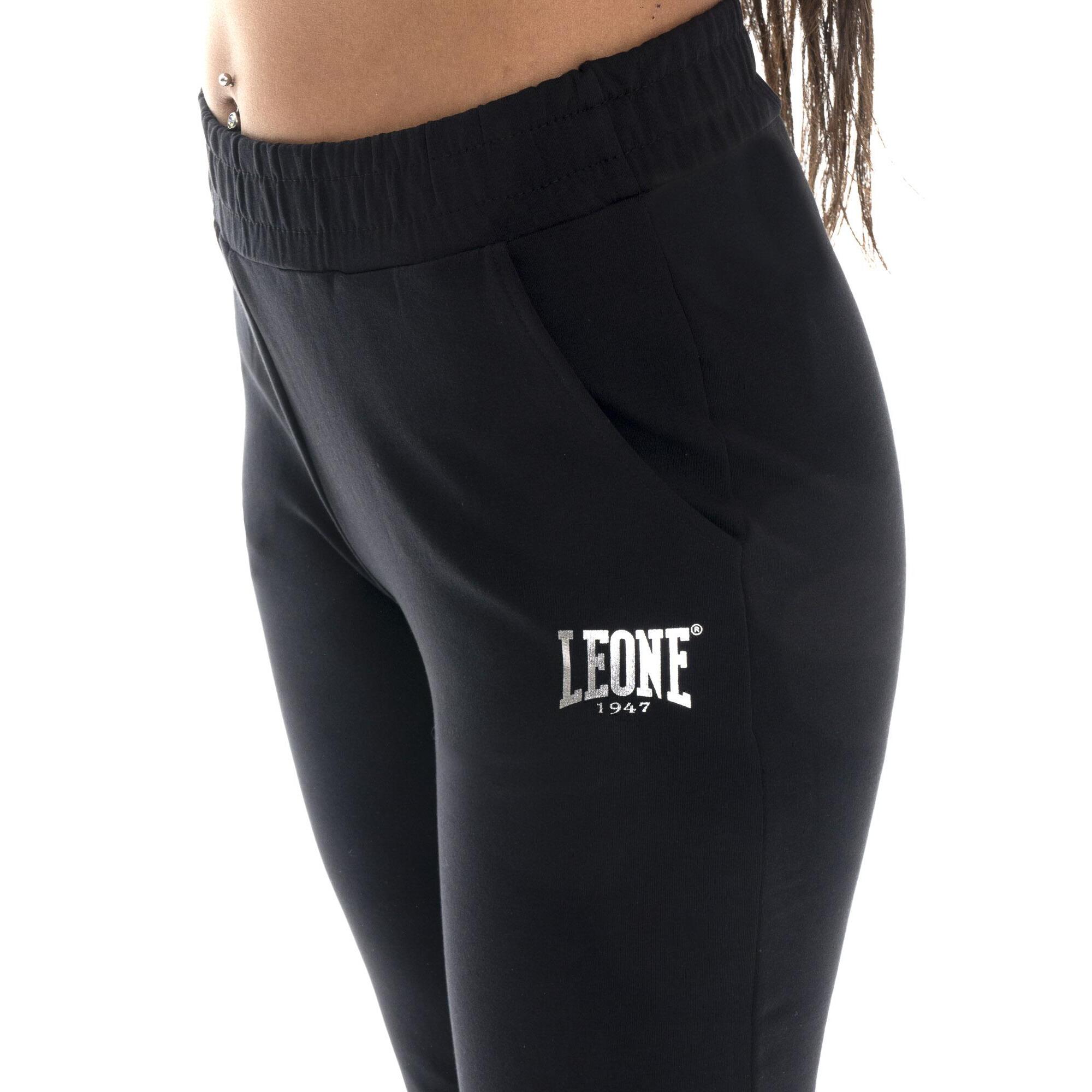 Tuta da donna in cotone non felpato con colletto e zip Leone Summer Bright