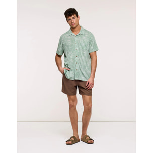 Camisa Manga Corta Verde - Mikka