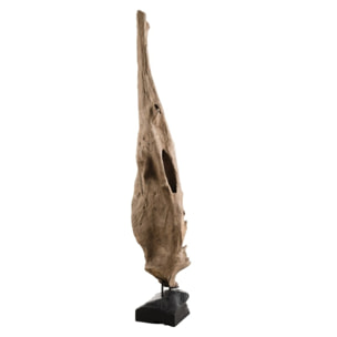 CLARA - Objet décoration bois teck branche naturelle 'L'