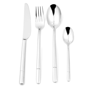 Ménagère 24 pièces en inox 18/8