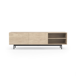 Bajo tv Printed roble claro 52x180x44 cm