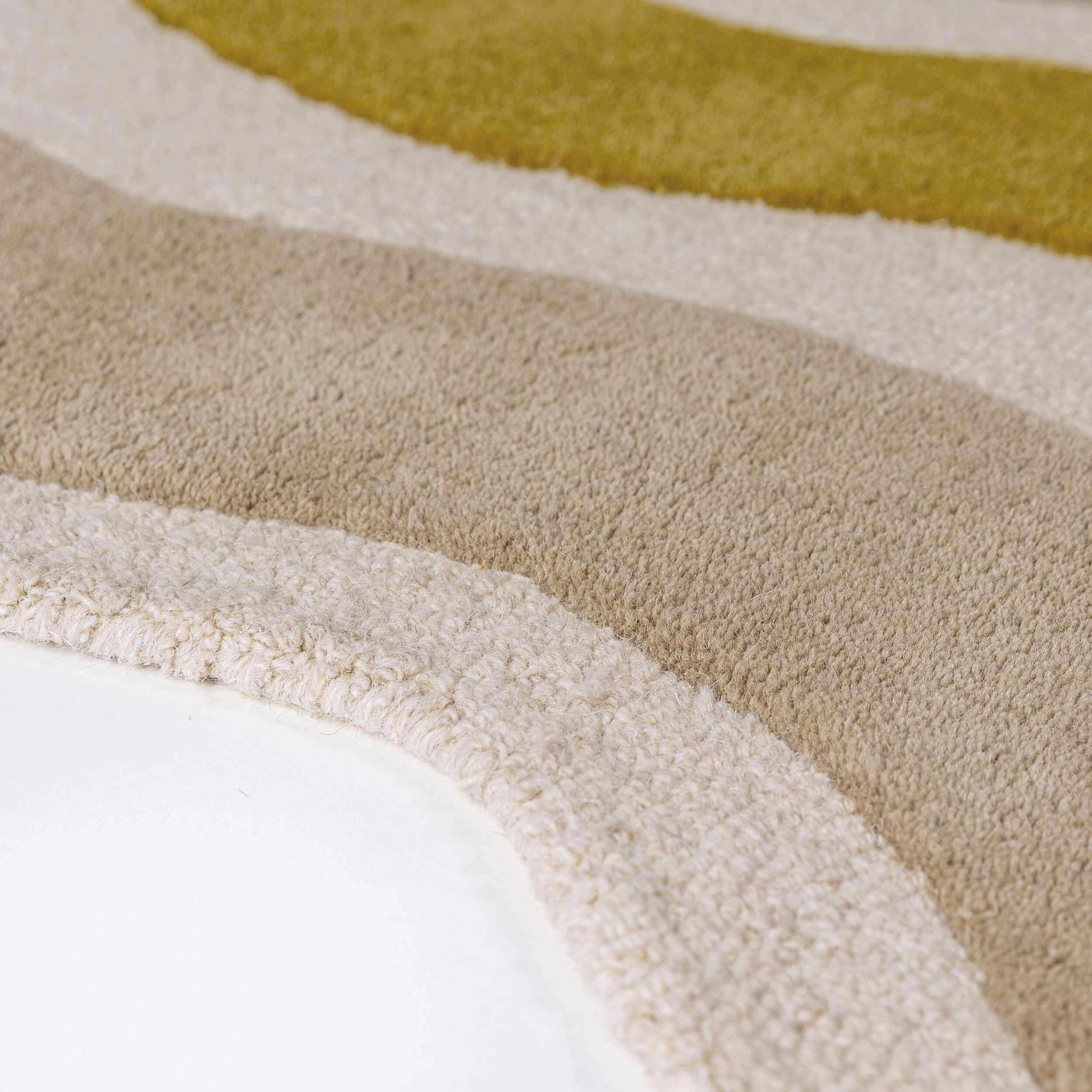 Tapis de couloir en laine festonné CASCADE