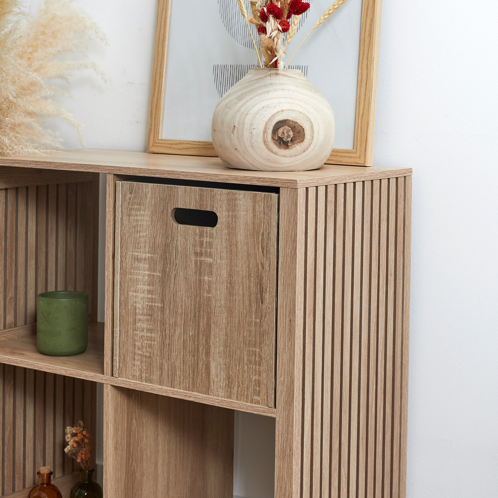 CUBE DE RANGEMENT 30X30CM BOIS
