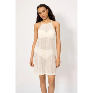 Vestito corto Beige