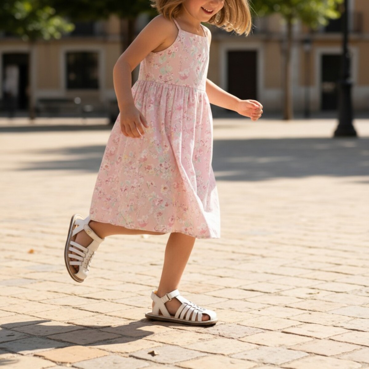 SANDALIA BAREFOOT PIEL CHETTO CANGREJERA TRENZADA BLANCO