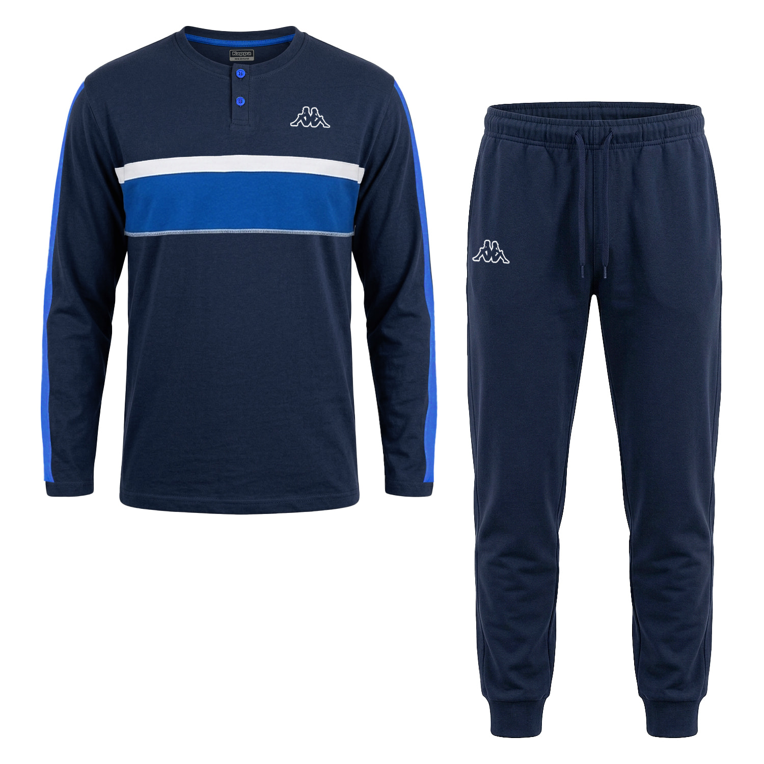 Pigiama Lungo Uomo KAPPA Cotone Leggero