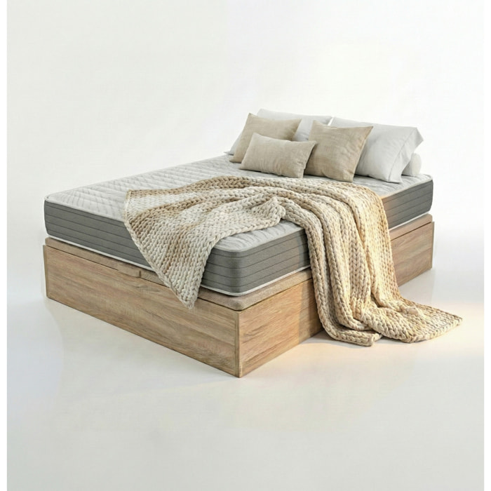 Colchón Muelles Ensacados y Visco + Canapé Abatible | ENVIO, ENTREGA Y RETIRADA INCLUIDO | Ceramic Pocket Low