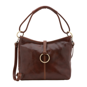 Borsa a spalla da donna - Modello False - 100% pelle - 29.0 x 32.0 x 11.0 cm
