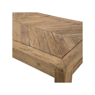 Table de repas rectangulaire 200 cm en pin recyclé - ORIGIN