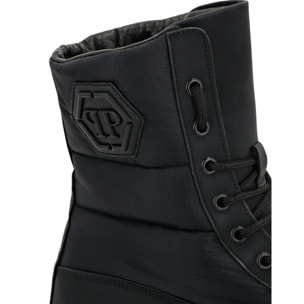 PHILIPP PLEIN Boots Mid Flat HEXAGON
