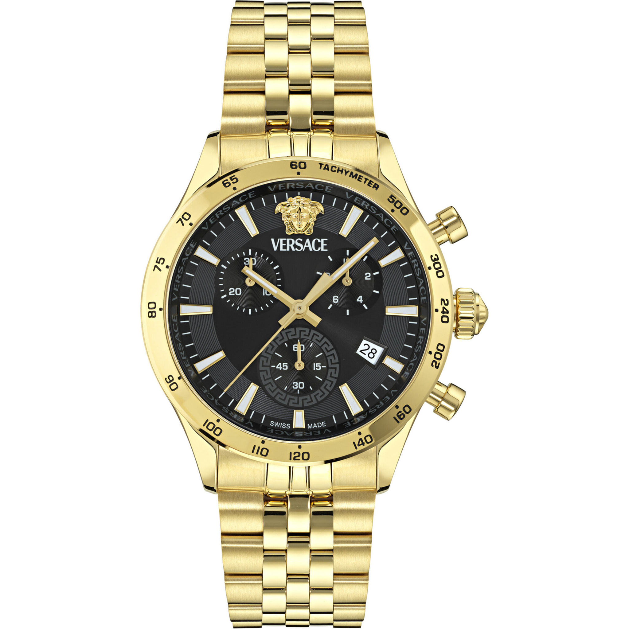 Versace Quartz Chronograph Watch Hell.chr Petite Spec. (Wc-Cfa)