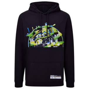 2025 Uci Road World Championships - Sudadera Con Capucha Kigali - Negro - Unisex