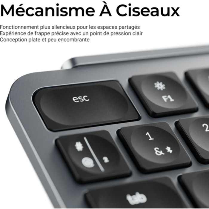 Clavier gamer sans fil KEYCHRON B1 Pro Ultra-Slim Wireless