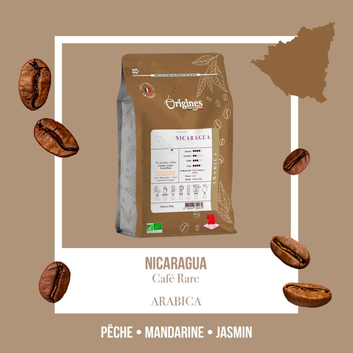 Café Rare bio - Nicaragua - Filtre 250g