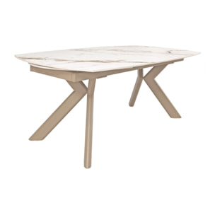 Table extensible ovale 180 à 260 cm en céramique - SYDNEY