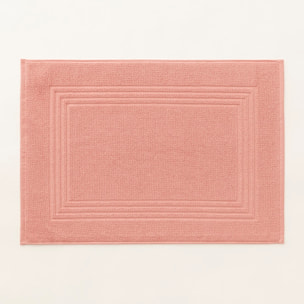 Tapis de Bain Coton Peigné - 920 g/m2 CORAIL