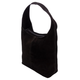 Bagnara borsa shopper donna. Vera pelle camoscio.