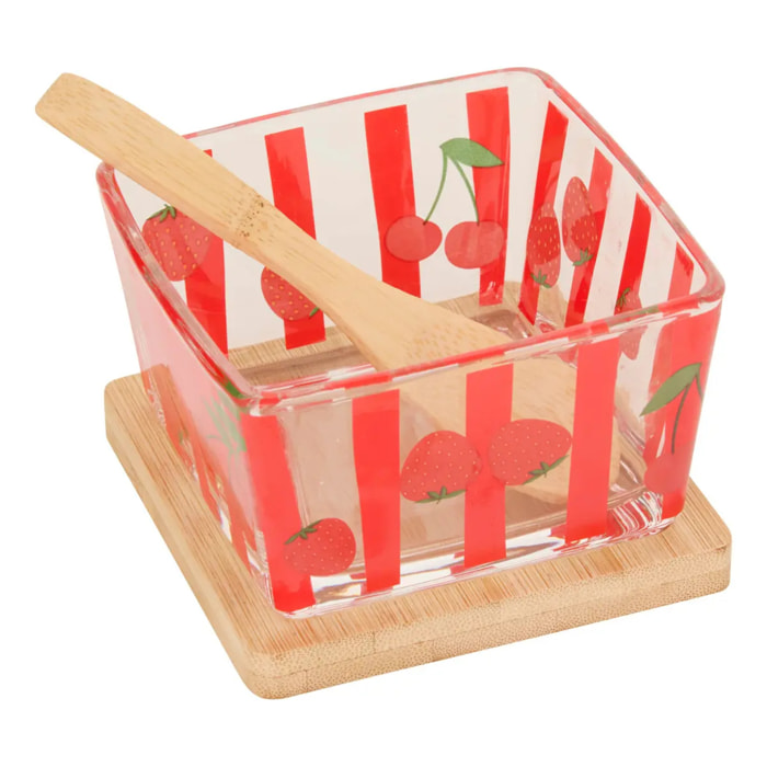 Set apéritif 3 coupelles Fruity
