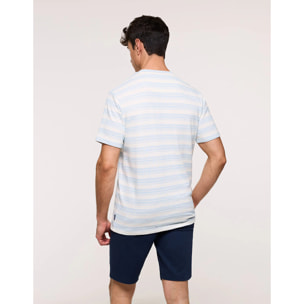 Camiseta Manga Corta Azul - Quepos
