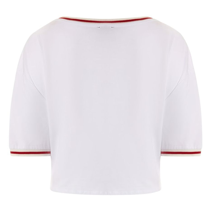 T-shirt Marina - imprimé - 100% coton - blanc
