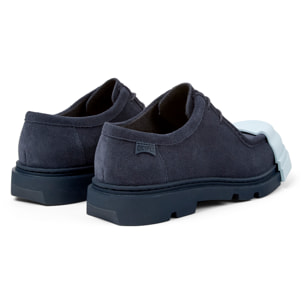 Zapatos de cordones - CAMPER Junction - Azul - Piel de ante