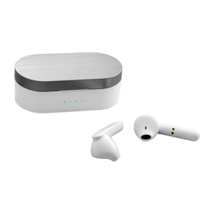 Auriculares Inalámbricos Earbuds TWS157 White - Bluetooth 5.0