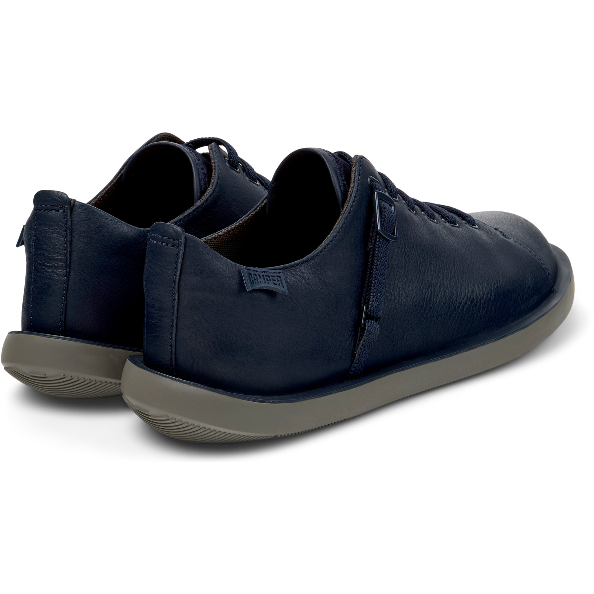 Scarpe stringate - CAMPER Wagon - Blu - Pelle liscia