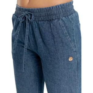 Pantalones Chambray Urban Safari para mujer