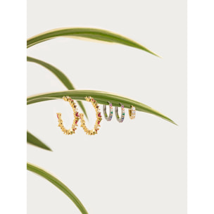 Orecchino Singolo Cleo S Argento Placcato Oro