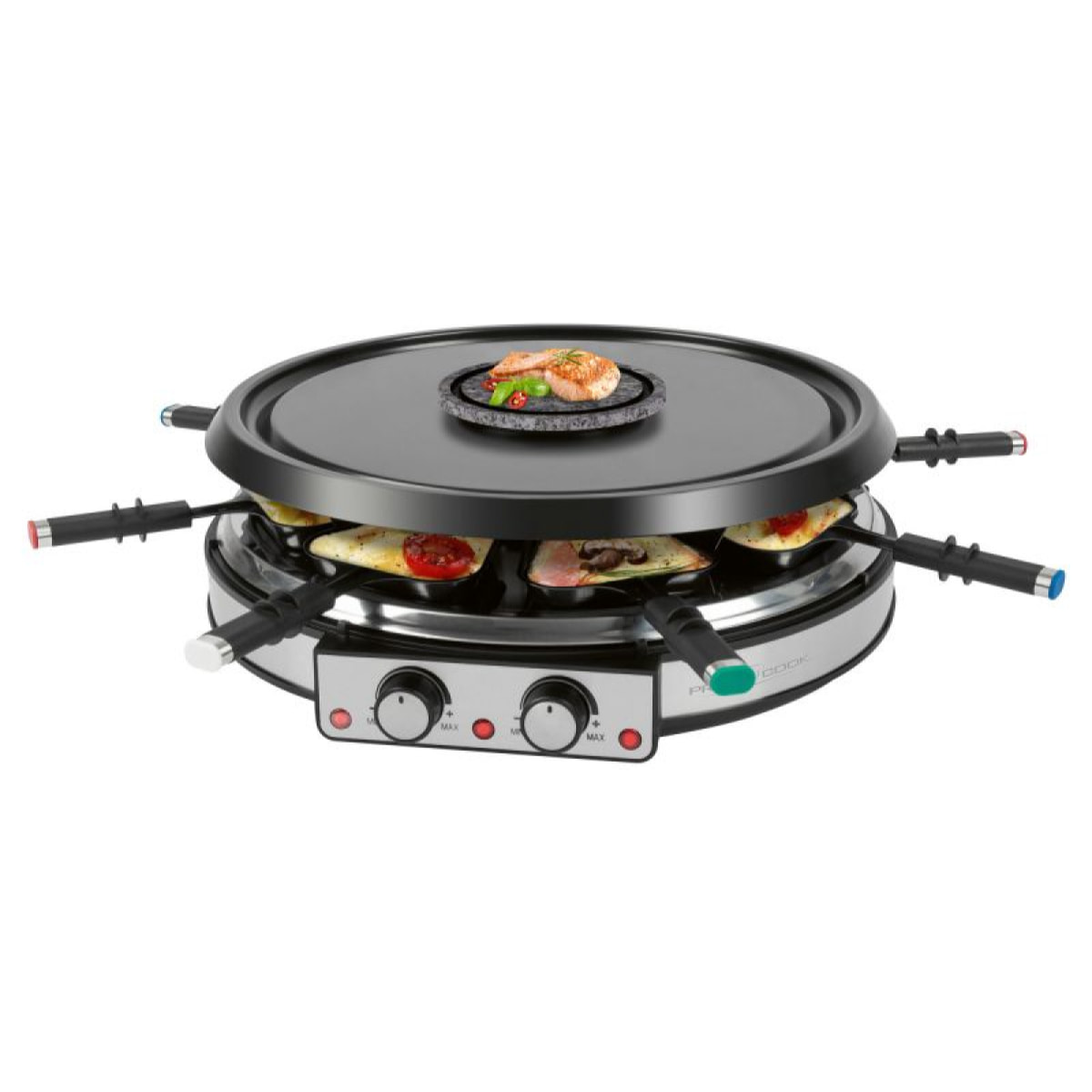 Appareil à raclette et fondue 8 personnes Proficook PC-RG/FD1245