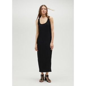 Vestito midi con spalline