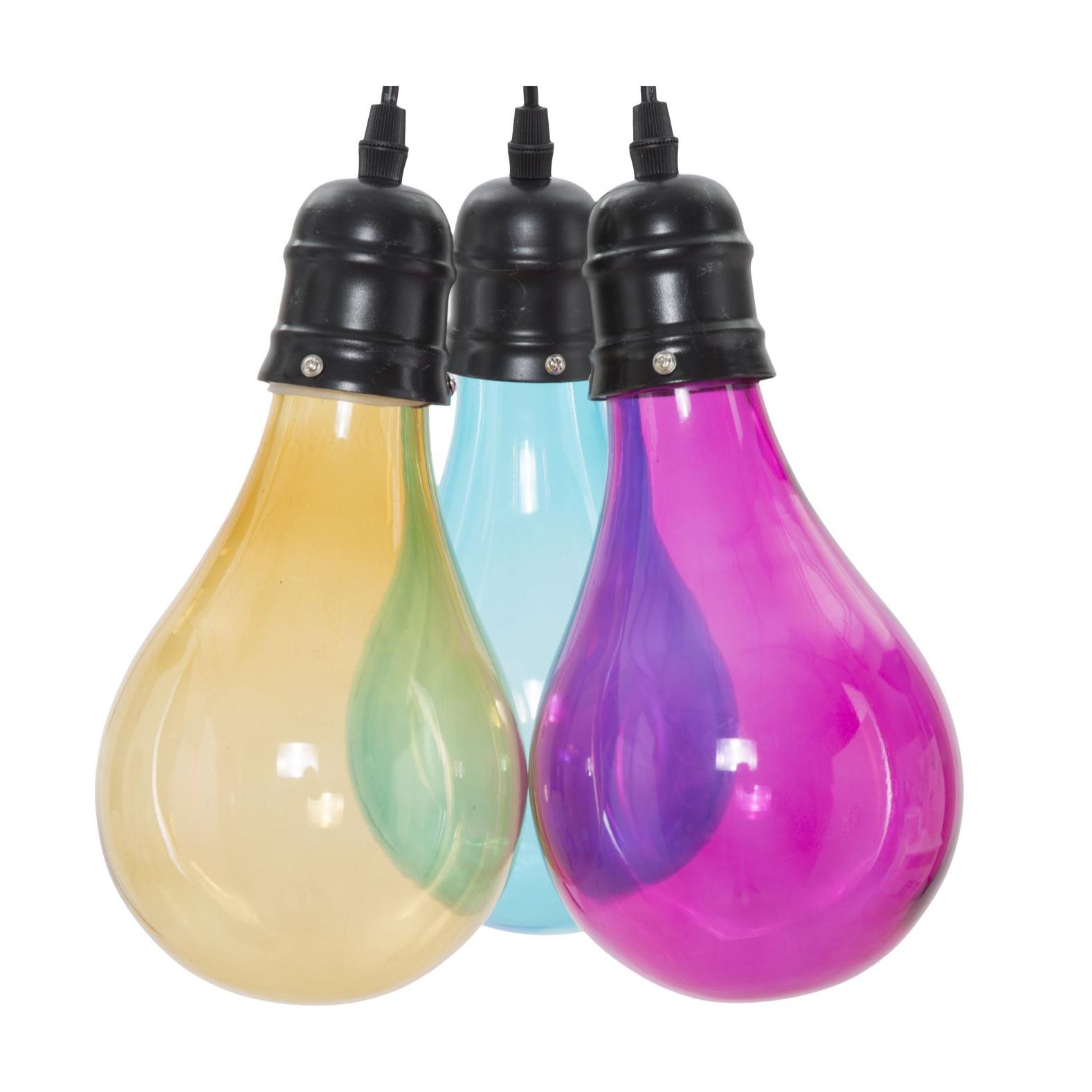 LAMPADARIO OKLAHOMA 3 LUCI OFFICINE55 MULTICOLORE