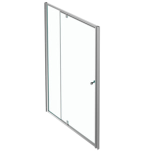 Porte de douche 120 cm Serenity porte pivotante installation niche