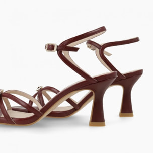 SANDALIAS BURDEOS LUKI