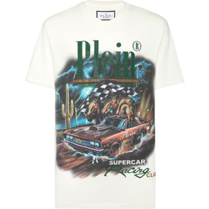 PHILIPP PLEIN T-Shirt Round Neck RACING