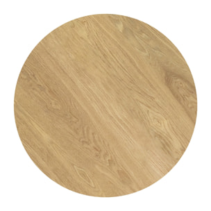 Table ronde 4 personnes en bois clair naturel D105 cm - Liwa