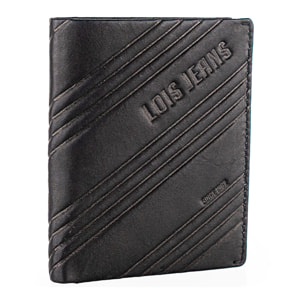 Cartera Hombre Piel Lois Dothan Negro