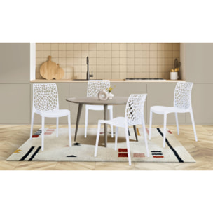 Chaises Dahlia empilables