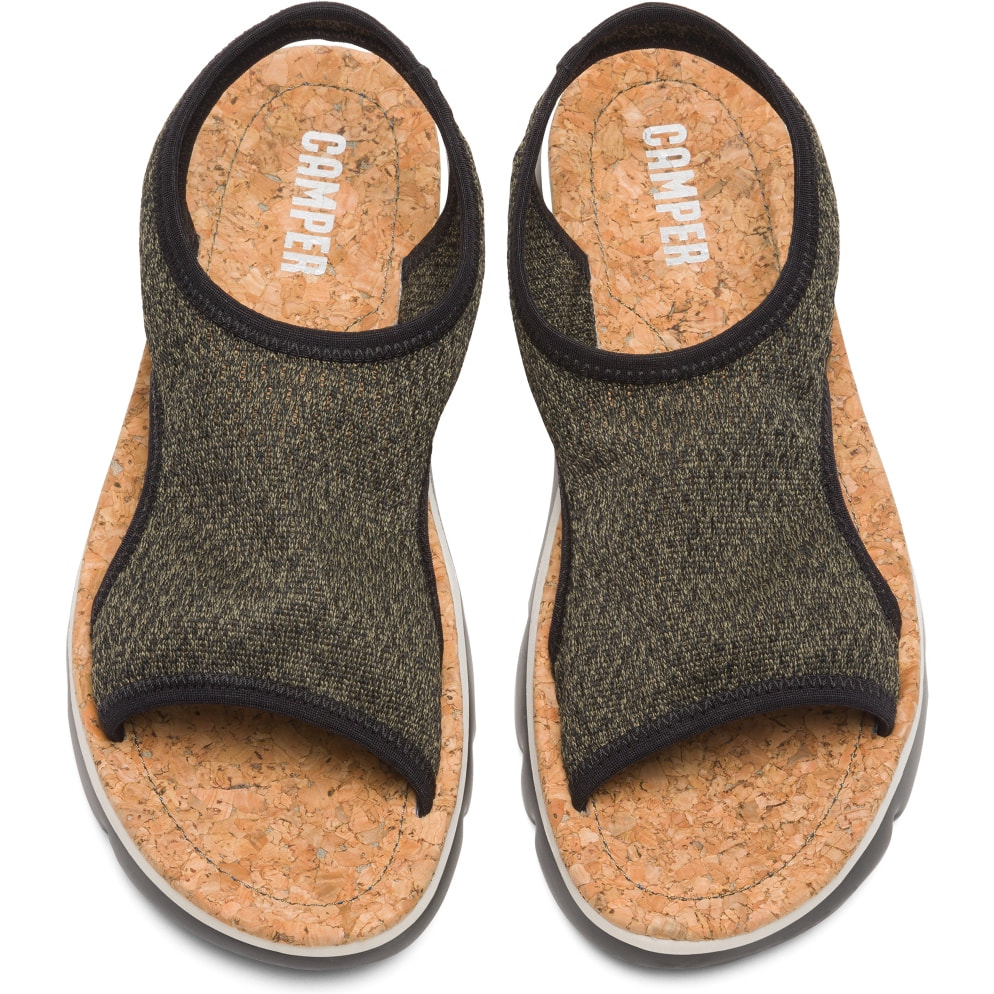 Camper Sandalias Mujer Oruga Verde