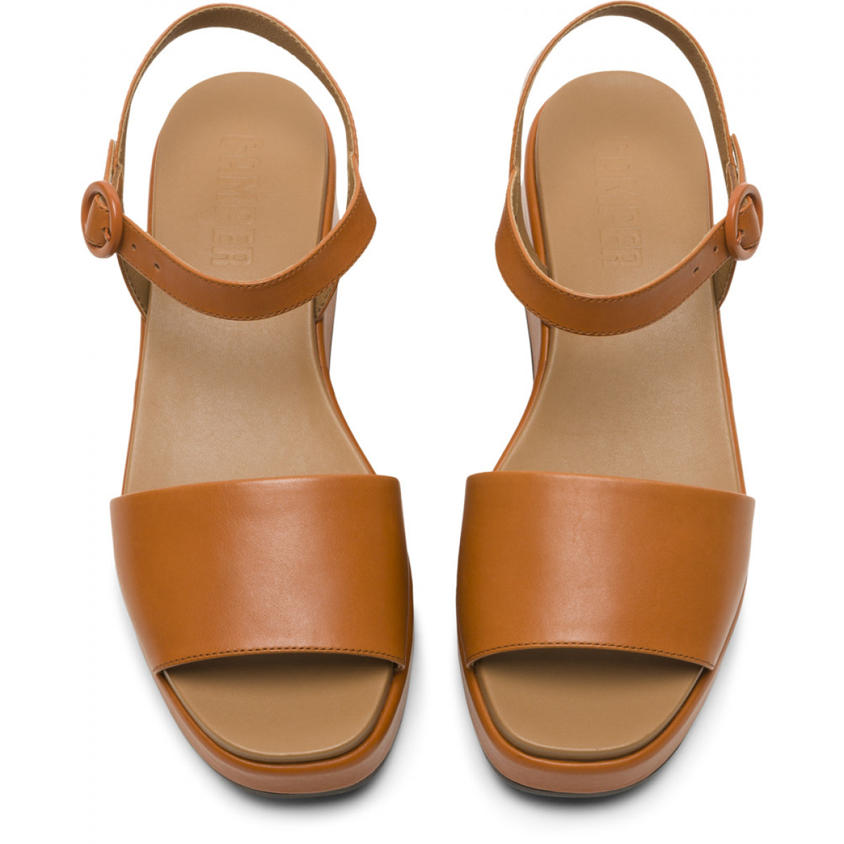 CAMPER Misia - Sandalias Mujer Marrón