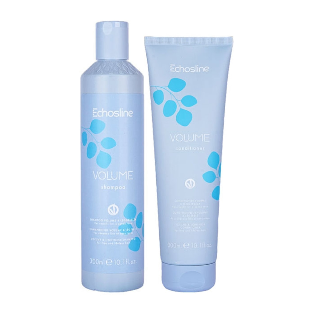 ECHOSLINE Kit Volume Shampoo 300ml + Conditioner 300ml