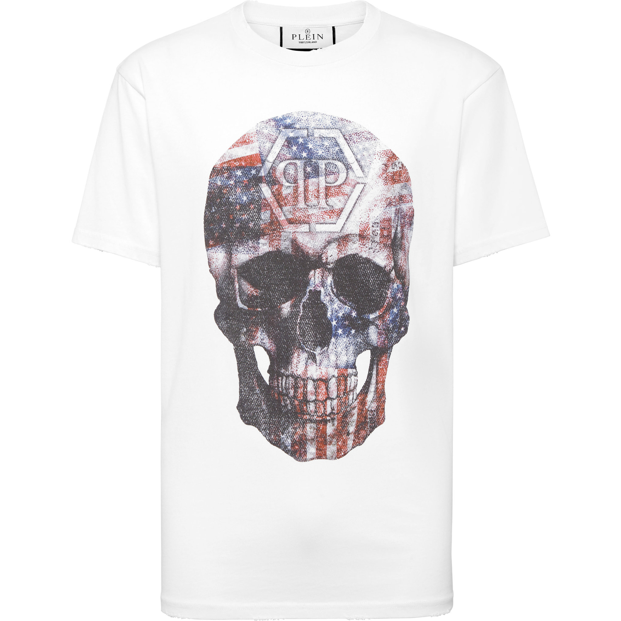 PHILIPP PLEIN T-Shirt Round Neck Ss SKULL
