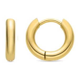 Pendientes Lux by Lux acabados oro amarillo 18k