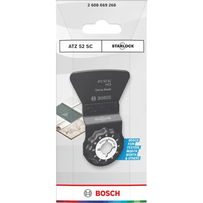 Spatule starlock multimatériau ATZ52SC - BOSCH - 2608669268
