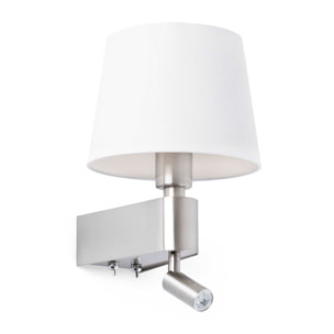 ROOM Lampe applique blanche avec lecteur LED