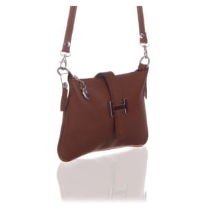 Allerona Bolso bandolera Mujer.Piel auténtica Dollaro