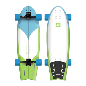 Surfskate Hydroponic FISH 31,5" Radikal Cyan/Green