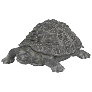 Tortue déco extérieur Francky H.21,5cm résine gris