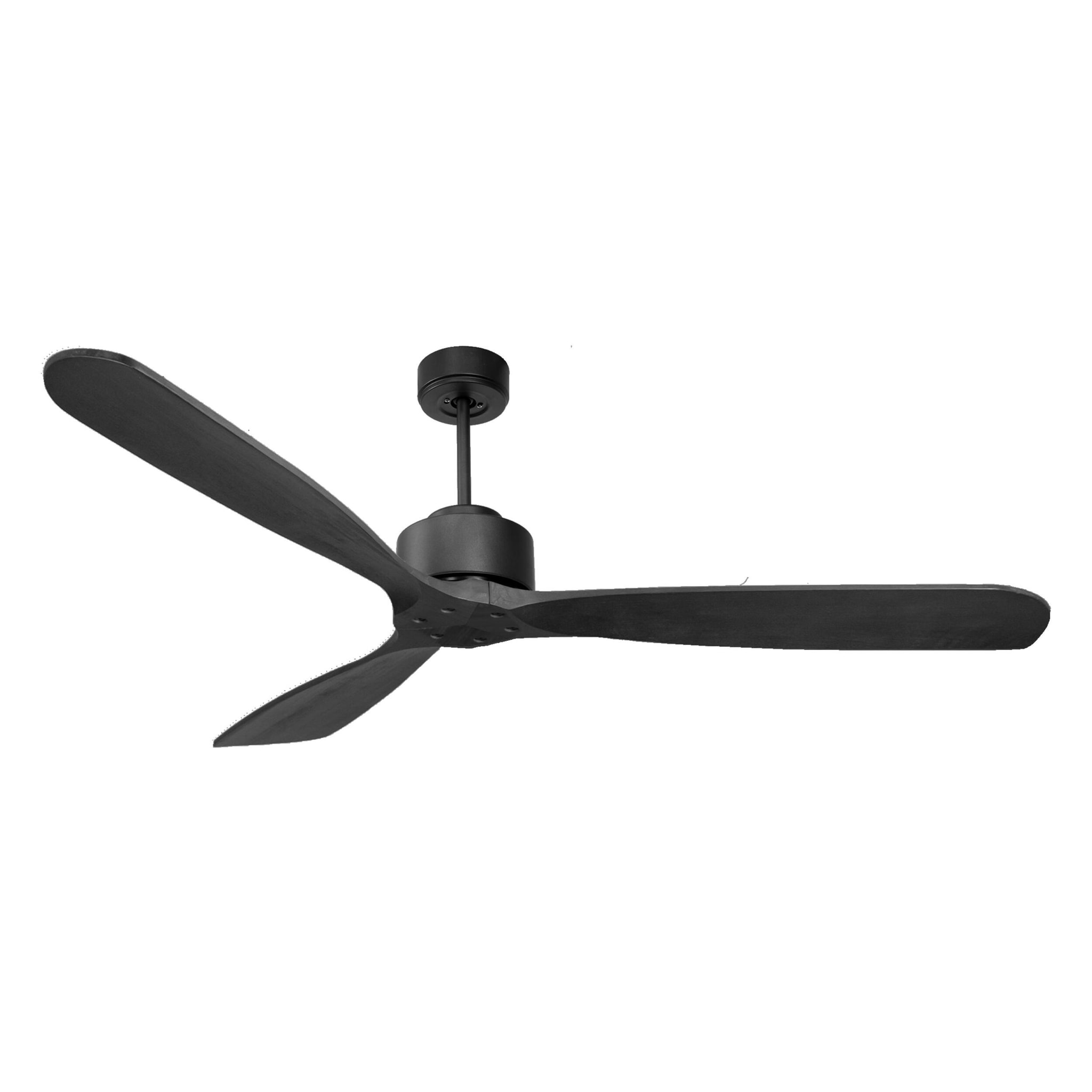 Ventilateur de plafond ø166 cm avec Wifi Réversible Hypersilence 40   W Noir