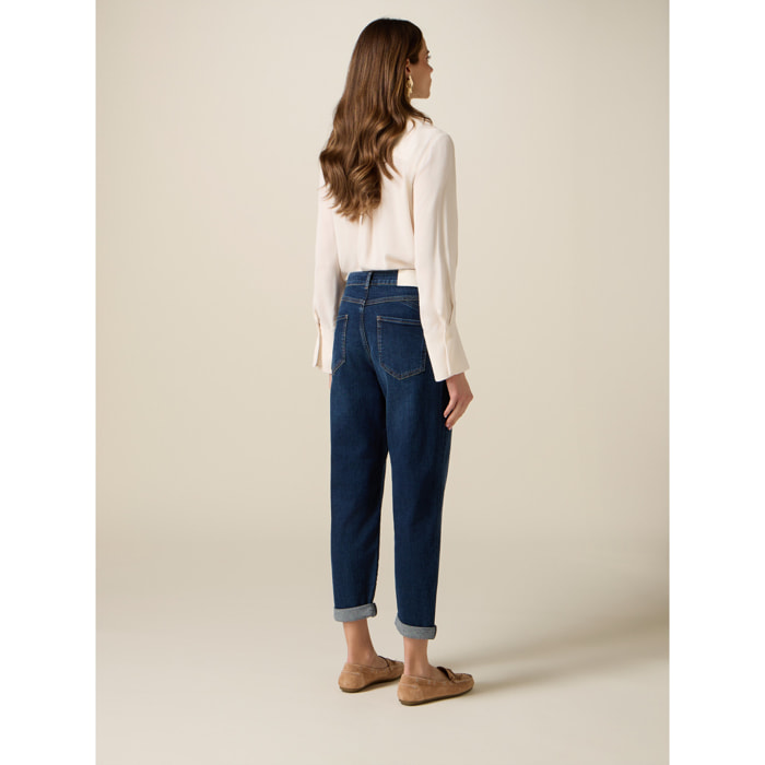 Oltre - Jeans boyfit - Blu